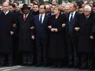 巴黎百万人反恐游行 40多国政要出席