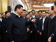 习近平同县委书记研修班学员座谈