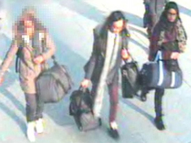 英3少女疑追随同校女生加入ISIS 550人有意动身