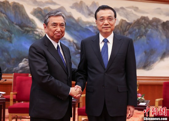 日本“亲华派”获李克强接见 曾多次“求见”被拒