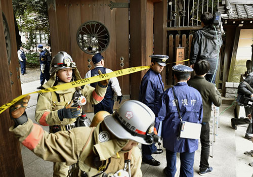 日本靖国神社发生爆炸