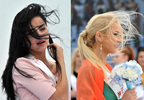 世界小姐的“凌乱美”