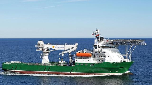 搜寻失联客机MH370的“Havila Harmony”号船只图片来源：法国媒体