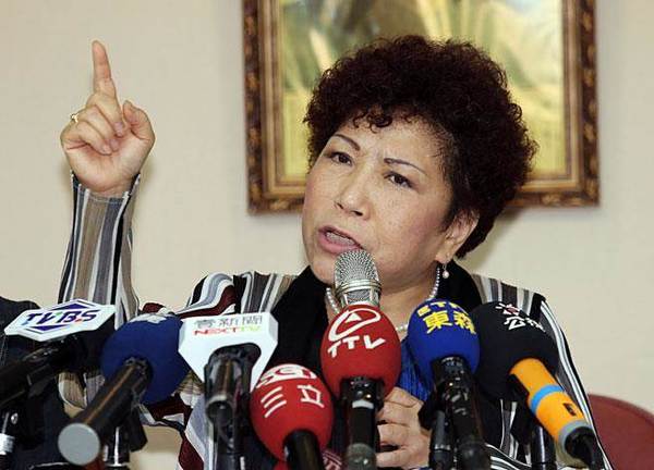 　　叶毓兰呼吁李登辉向“祖国”道德呼吁，帮台湾慰安妇讨公道。台湾《中时电子报》资料照片