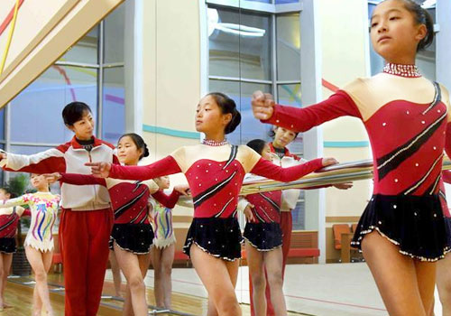 朝鲜学生在万景台少年宫进行兴趣学习