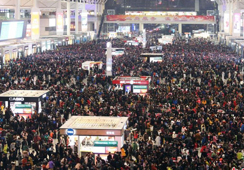 农历小年 火车站迎客流小高峰