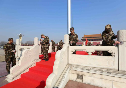 美化环境迎两会