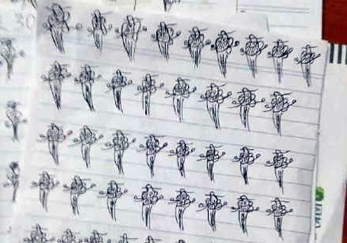 学生打麻将被罚画100遍幺鸡