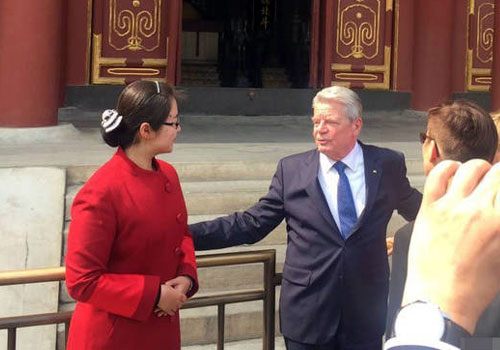 德国总统高克访问中国