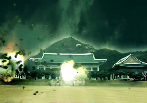 朝鲜威胁要轰炸韩国青瓦台 公布1分钟假设视频