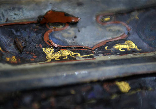 海昏侯墓内棺考古进入后期清理阶段