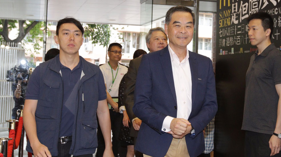 特首梁振英出席電台節目談「一帶一路」