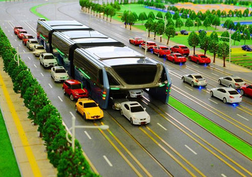 中国“最牛巴士”设计亮相 可载1200名乘客