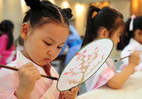 济南儿童体验传统文化