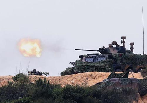 解放军驻港部队实兵演习