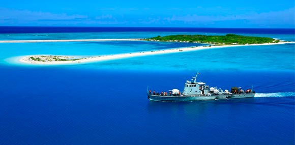 海军近区防御新系统卫岛礁 军力博弈或成未来主线