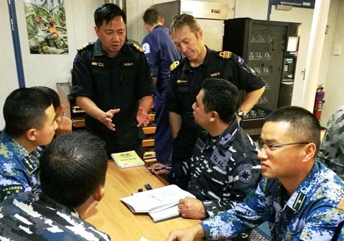 东盟防长扩大会海上安全演习