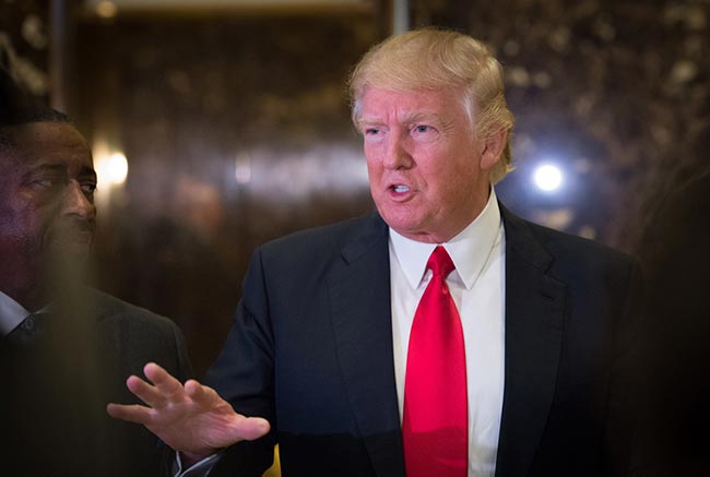 特朗普或将取消对俄制裁 就职后拟与普京通电话