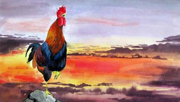 正是闻鸡起舞时