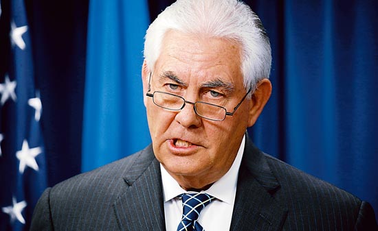 蒂勒森三国行的意图