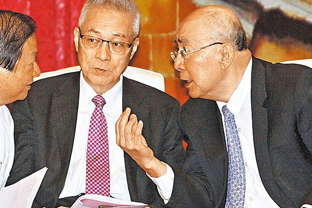 吴敦义盼增“立委”入中常会 国民党中常委或大换血