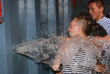 中俄海军进行损管比赛