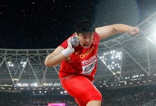 2017田径世锦赛巩立姣女子铅球夺冠