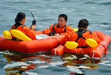 中欧航天员海上救生训练完成