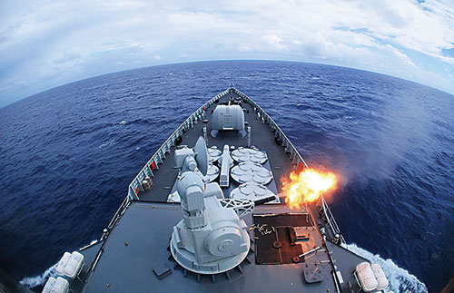 中国舰队印度洋火力全开 实现大洋练兵向打仗聚焦