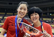 中国女排夺得大冠军杯赛冠军