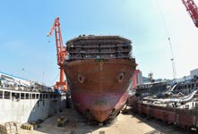 我国建造世界首艘深海采矿船