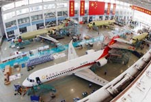 6架国产飞机在上海总装