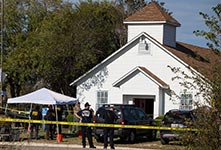 美国得州教堂枪击事件致27人亡