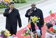 习近平同吉布提总统盖莱举行会谈