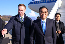 李克强抵达俄罗斯索契