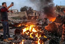 俄战机在叙被击落机师遭射杀