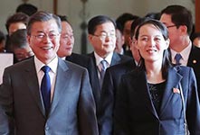 金与正代表金正恩邀文在寅访朝