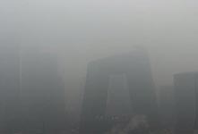北京遇上久违重度雾霾