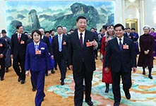 习近平参加内蒙古代表团的审议