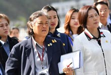 泰国公主赴汶川地震灾区参观