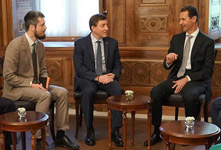 叙总统阿萨德会见俄执政党代表团