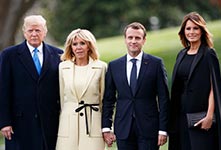 马克龙展开访美行程