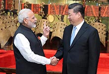 习近平会见印度总理莫迪