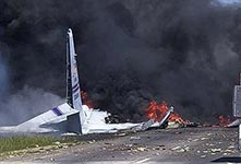 美国一架军用运输机坠毁已致5死