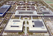 航拍雄安新区首个大型建设工程