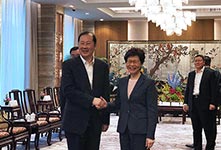 林郑月娥访羊城惠州提升合作层次